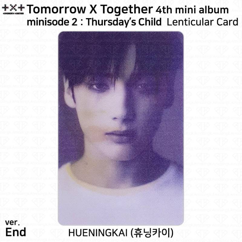 TXT 4. Mini-Album Minisode 2 Thursday's Child Offizielle Fotokarte Postkarte KPOP Hueningkai - LT Card #E von Joom DACH