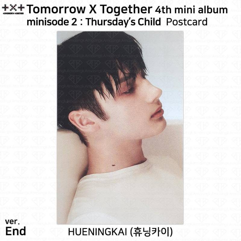TXT 4. Mini-Album Minisode 2 Thursday's Child Offizielle Fotokarte Postkarte KPOP Hueningkai - Postcard #E von Joom DACH