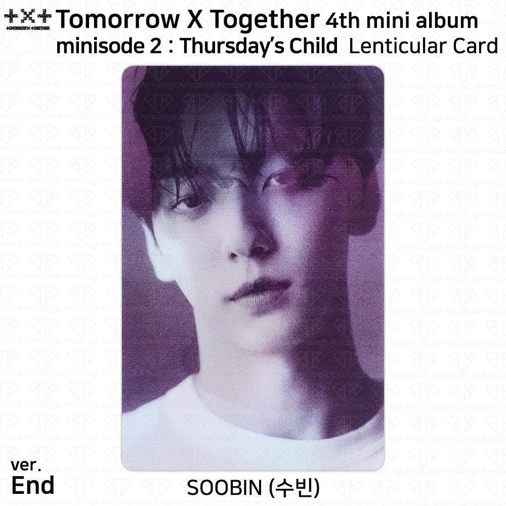 TXT 4. Mini-Album Minisode 2 Thursday's Child Offizielle Fotokarte Postkarte KPOP Soobin - LT Card #E von Joom DACH