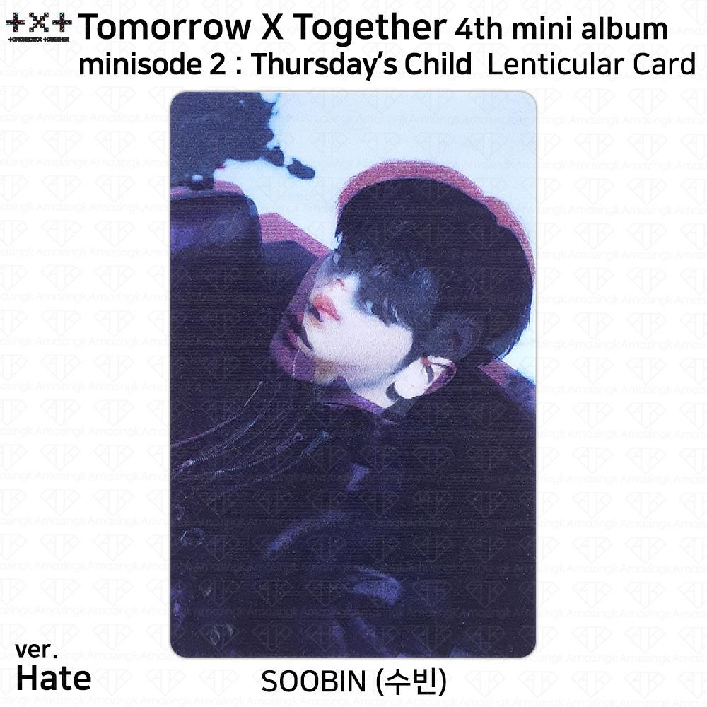 TXT 4. Mini-Album Minisode 2 Thursday's Child Offizielle Fotokarte Postkarte KPOP Soobin - LT Card #H von Joom DACH