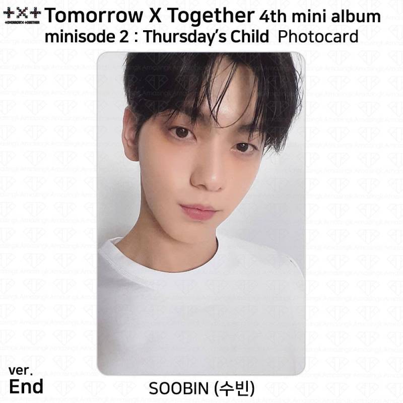 TXT 4. Mini-Album Minisode 2 Thursday's Child Offizielle Fotokarte Postkarte KPOP Soobin - Photocard #E von Joom DACH