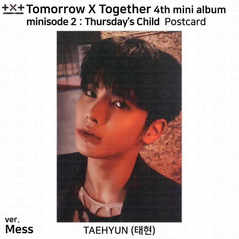 TXT 4. Mini-Album Minisode 2 Thursday's Child Offizielle Fotokarte Postkarte KPOP Taehyun - Postcard #M von Joom DACH