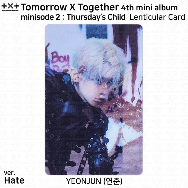 TXT 4. Mini-Album Minisode 2 Thursday's Child Offizielle Fotokarte Postkarte KPOP Yeonjun - LT Card #H von Joom DACH
