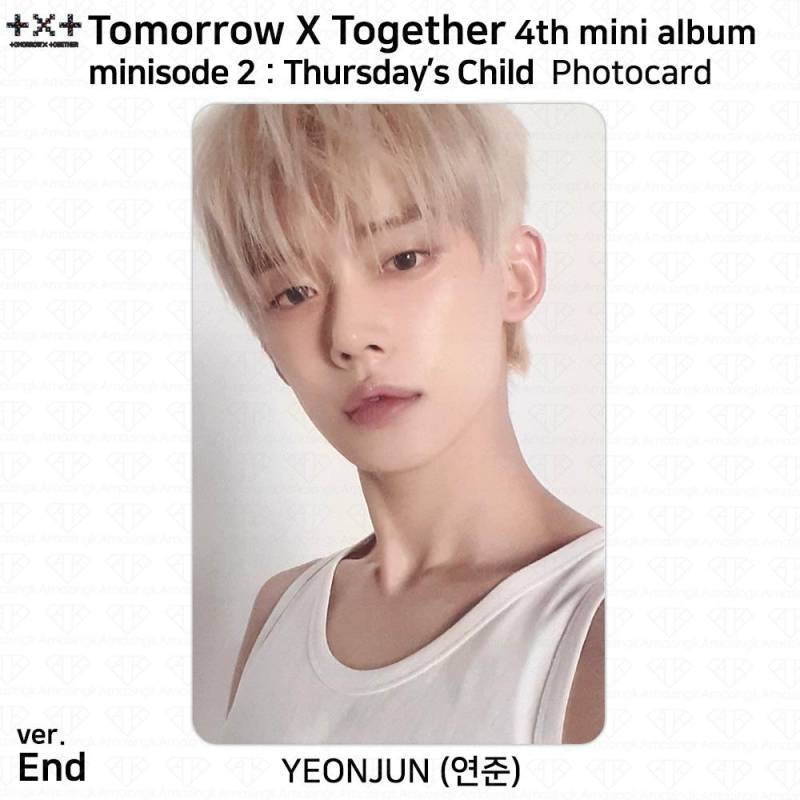 TXT 4. Mini-Album Minisode 2 Thursday's Child Offizielle Fotokarte Postkarte KPOP Yeonjun - Photocard #E von Joom DACH