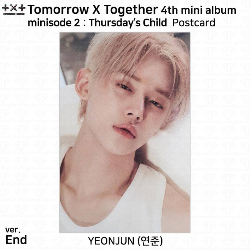 TXT 4. Mini-Album Minisode 2 Thursday's Child Offizielle Fotokarte Postkarte KPOP Yeonjun - Postcard #E von Joom DACH