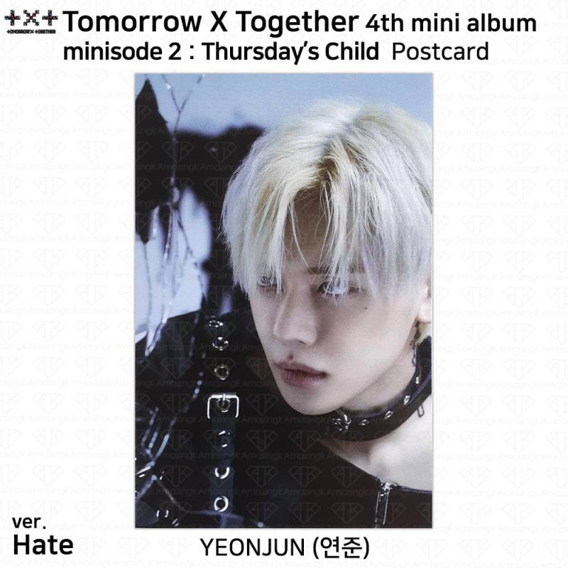 TXT 4. Mini-Album Minisode 2 Thursday's Child Offizielle Fotokarte Postkarte KPOP Yeonjun - Postcard #H von Joom DACH