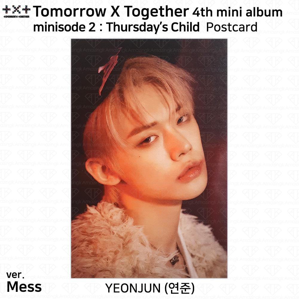 TXT 4. Mini-Album Minisode 2 Thursday's Child Offizielle Fotokarte Postkarte KPOP Yeonjun - Postcard #M von Joom DACH