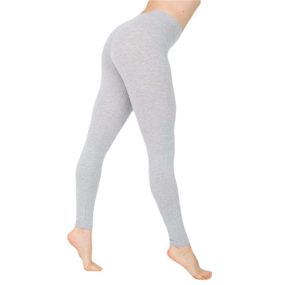 Taillen-Damen-Leggings, einfarbig, schmale Strumpfhosen, dehnbare Hosen XXXXL grau von Joom DACH