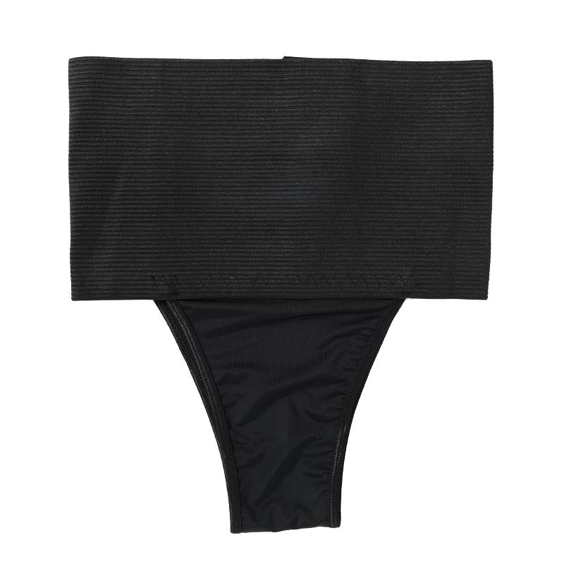 Taillenmieder, Hüftgürtel, Shaper, Tanga für Frauen, Bauchkontrolle, Panty, Schlankerer Body Shaper 2XL schwarz von Joom DACH