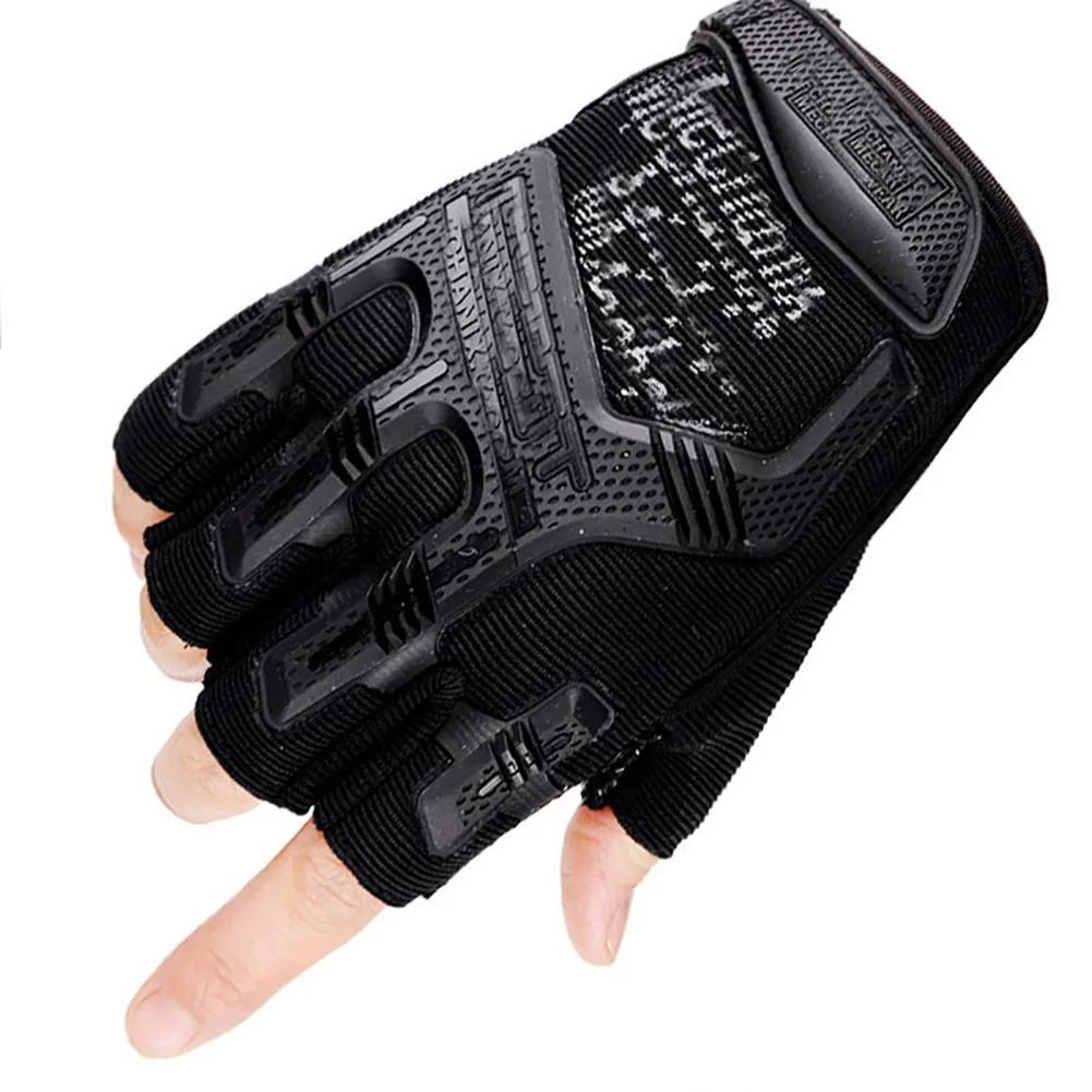 Taktische Handschuhe Halbfinger Paintball Airsoft Shot Combat Anti-Rutsch Männer Fahrrad Vollfingerhandschuhe Schutzausrüstung XL von Joom DACH