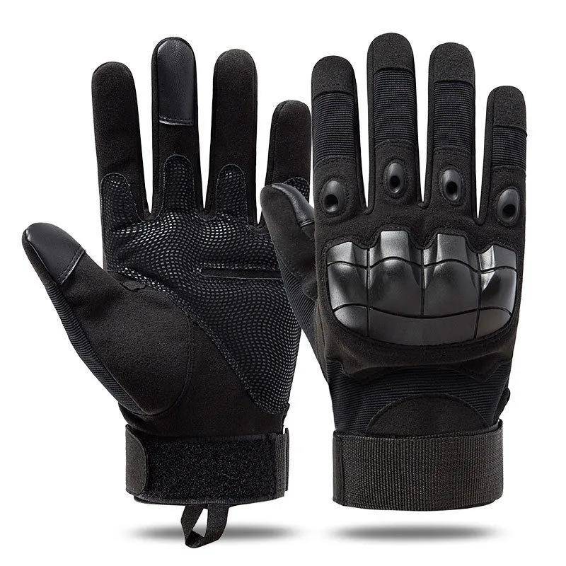 Taktische Handschuhe Herren Outdoor Taktische Schutzsporttraining Outdoor Militärfans Reiten Vollfingerhandschuhe L von Joom DACH