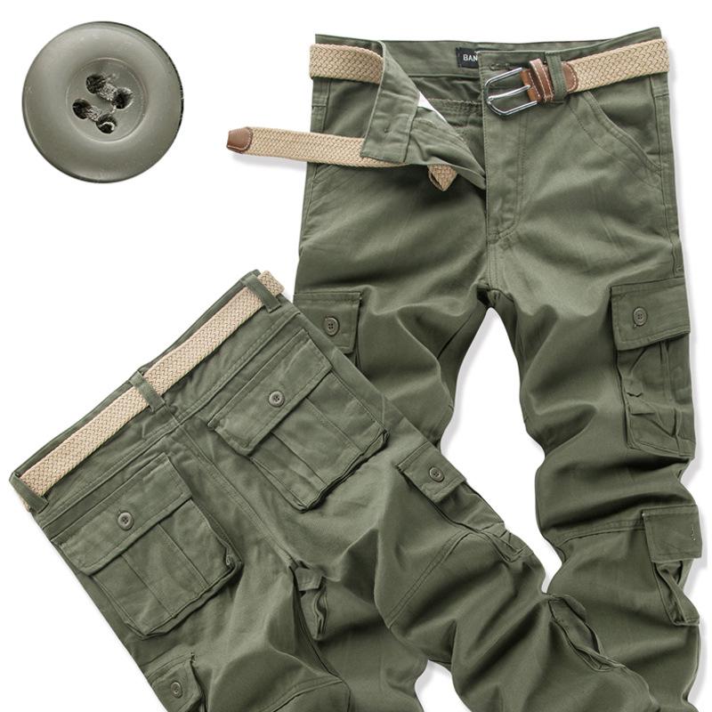 Taktische Hosen für Herren, lässige Cargohose, Outdoor-Sport, Arbeitshose, hochwertige Jogger, Wanderhose, koreanische Jogginghose 36 von Joom DACH