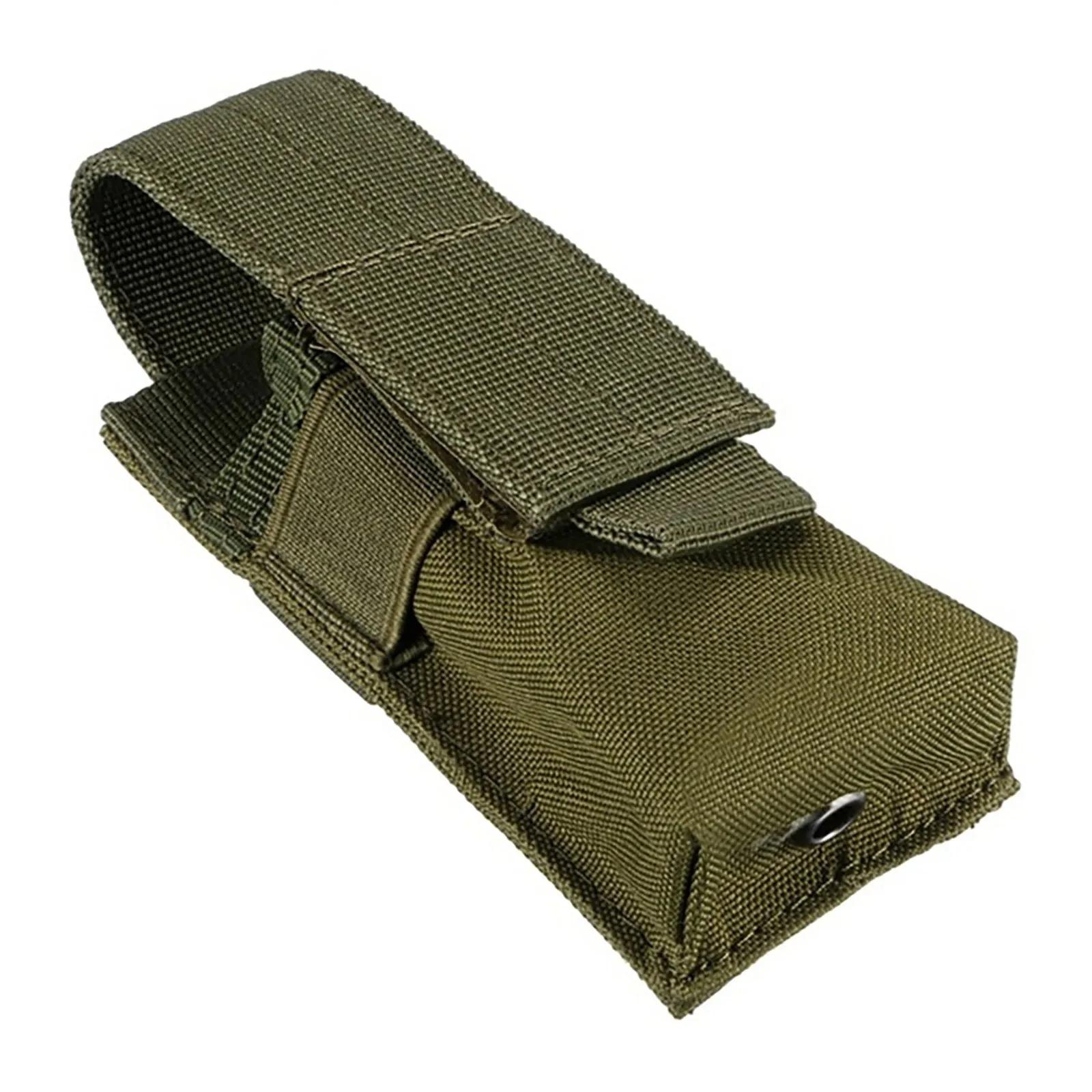 Taktische Molle-Taschenlampe, Taschenlampenhalter, Magazintasche für einzelne Magazine, Messerholster, M5, EDC, Gürteltasche für die Jagd im Freien grün von Joom DACH