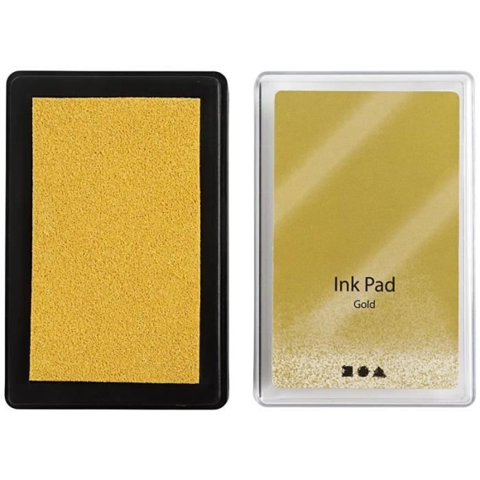 Stempelkissen - 9 x 6 cm - Mehrere Farben erhältlich Gold von Joom DACH