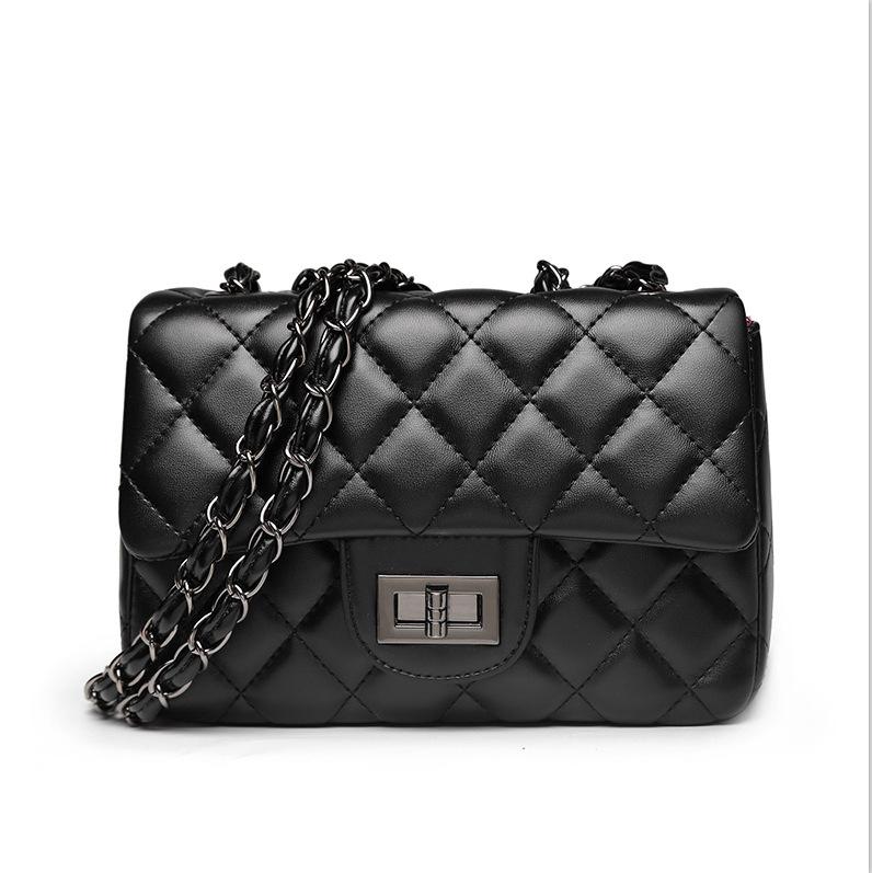 Tasche Damen Frühling und Sommer Leicht zu tragen Mode Diamant Kette Tasche Einfache Diagonal Schloss Umhängetasche Tasche Damen Frühling und Sommer Leicht zu tragen Mode Diamant Kette Tasche Einfache Diagonal Schloss Umhängetasche von Joom DACH