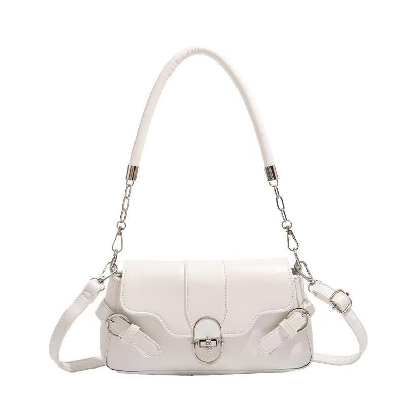 Tasche Damen Neue Achseltasche Schultertasche Mode Pendler Umhängetasche weiß von Joom DACH