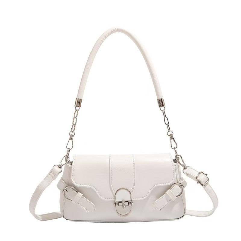 Tasche Damen Neue Achseltasche Schultertasche Mode Pendler Umhängetasche weiß von Joom DACH