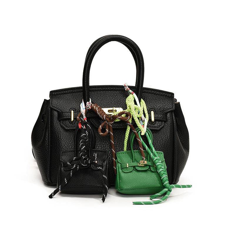 Tasche Damen Neue Schulter Messenger Bag Modische Vielseitige Handtasche No small bag pendant schwarz von Joom DACH