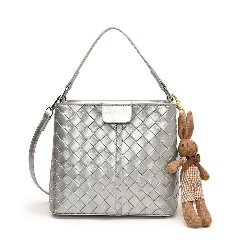 Tasche Damen Neue Umhängetasche Vielseitige Modehandtasche no pendant silber von Joom DACH