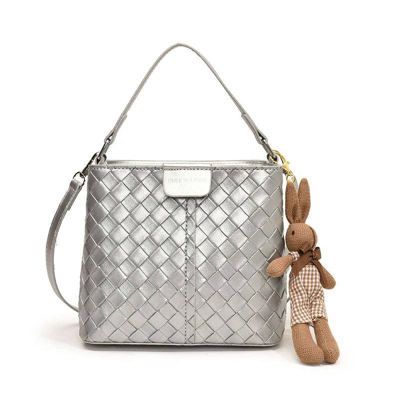 Tasche Damen Neue Umhängetasche Vielseitige Modehandtasche no pendant silber von Joom DACH