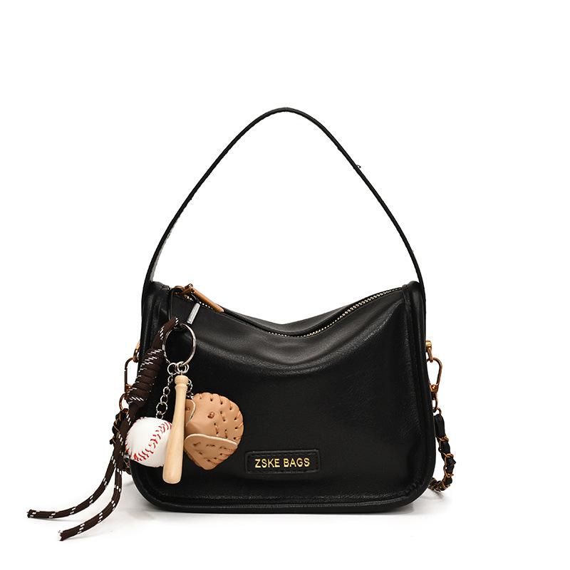 Tasche Damen Neue Vielseitige Pendler Umhängetasche Modetasche no pendant schwarz von Joom DACH