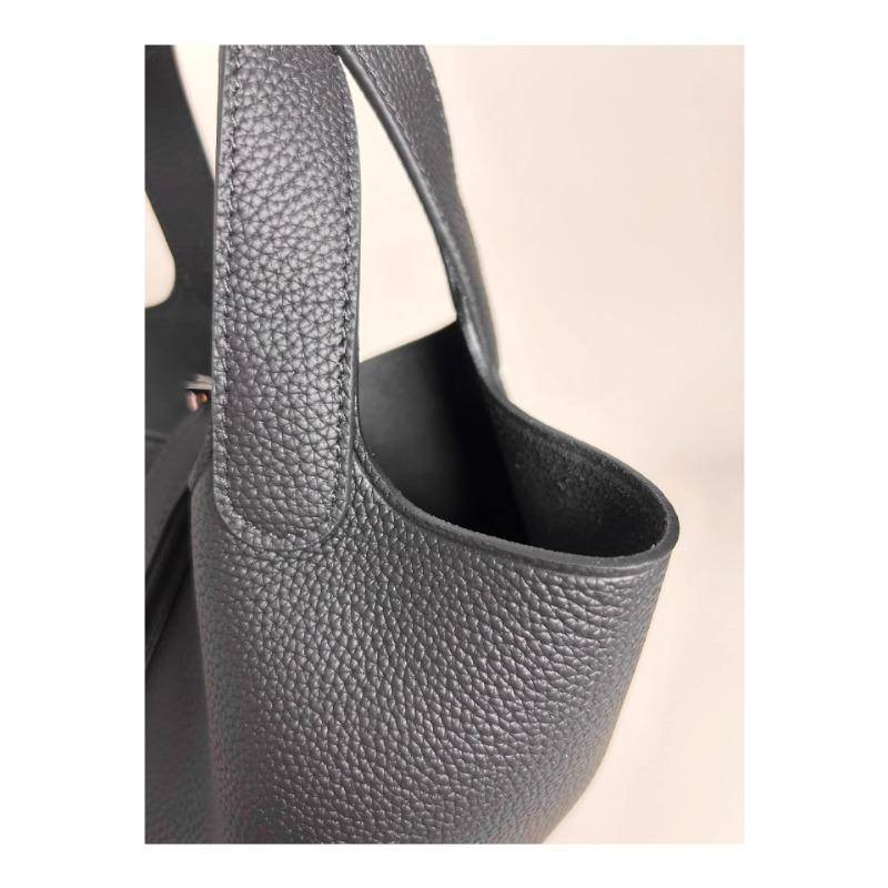 Tasche Sommer Hand Eimer Korb Damen Tasche aus echtem Leder Handtasche One Size grau von Joom DACH