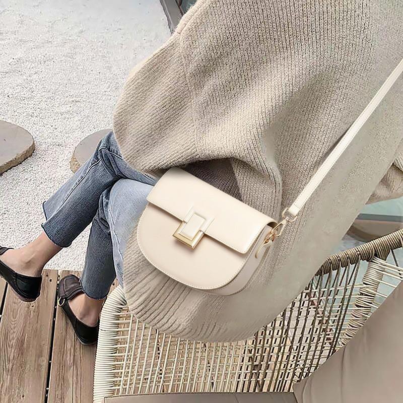 Tasche Weibliche Beschneidung Satteltasche Mode Umhängetasche Weibliche Casual Nische Koreanische Version Schultertasche von Joom DACH