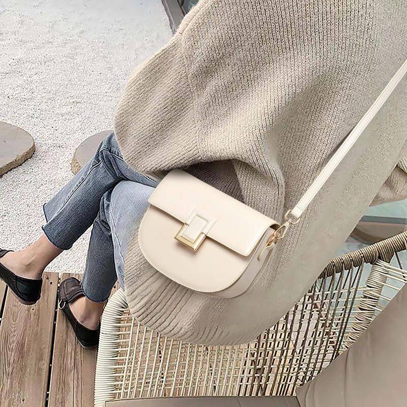 Tasche Weibliche Beschneidung Satteltasche Mode Umhängetasche Weibliche Casual Nische Koreanische Version Schultertasche von Joom DACH