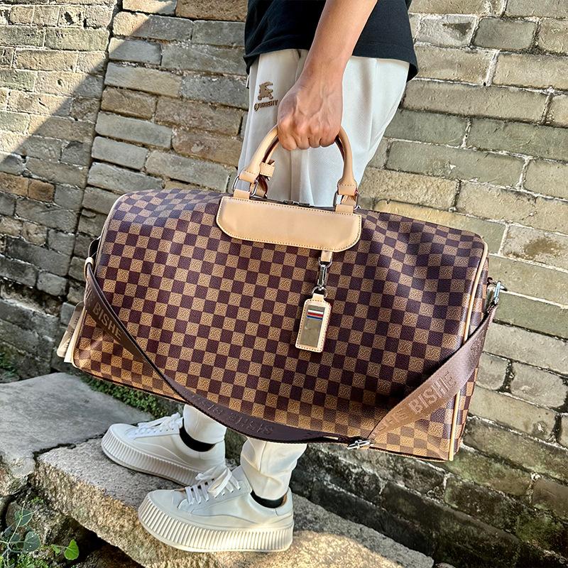 Tasche für Damen, Reise-Aufbewahrungstasche für kurze Geschäftsreisen, tragbare Reisetasche für Herren 53*28*23CM von Joom DACH