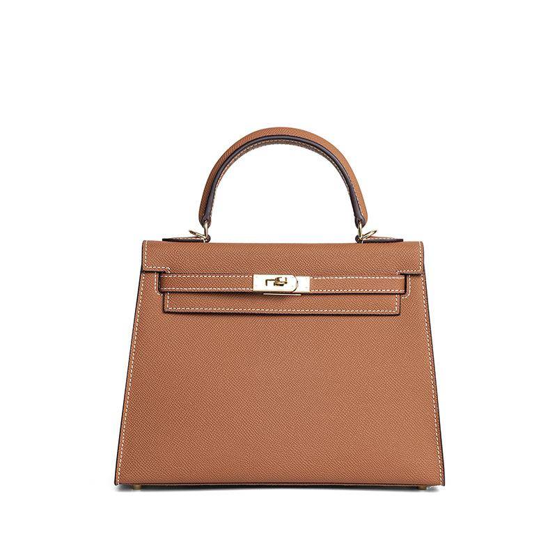 Tasche neue Damen Büroangestellte vielseitige Handtasche Leder Designgefühl Nische Umhängetasche Tasche Frau 19CM von Joom DACH