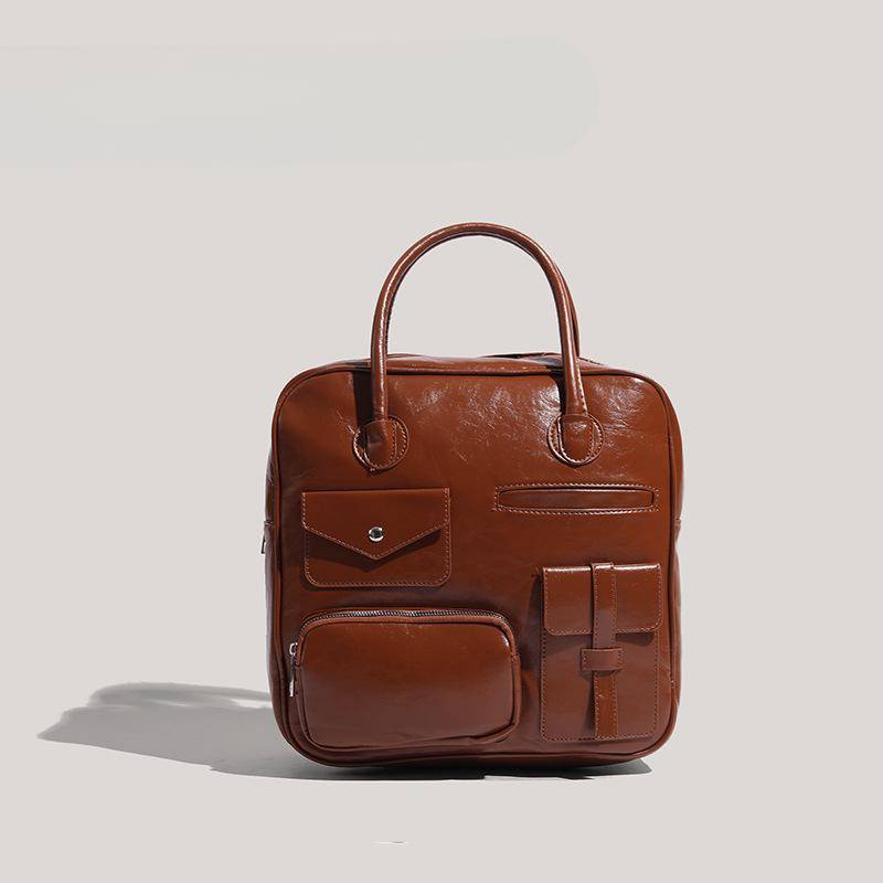 Taschen, Herbst- und Winter-Rucksäcke, College-Stil, Retro-Nische, Taschen, Handtaschen, Damen von Joom DACH