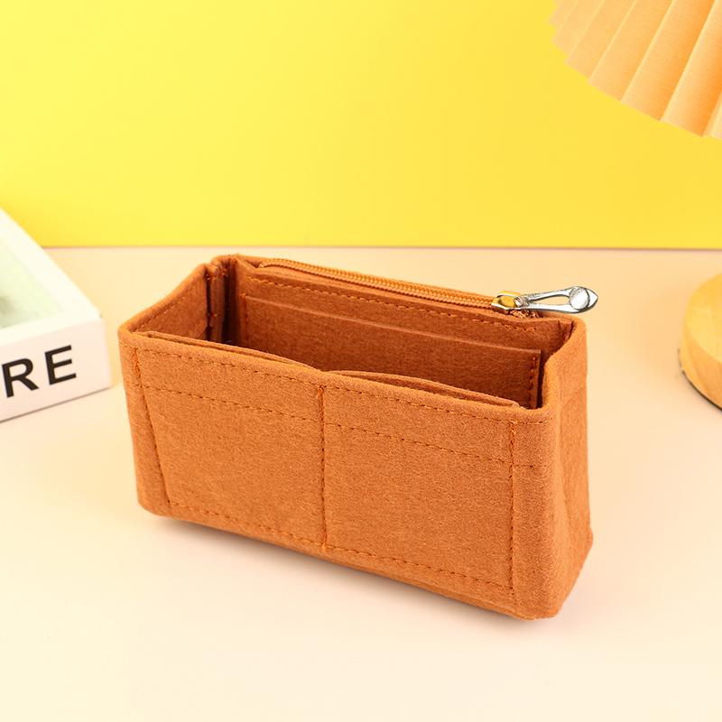Taschen-Organizer für Mini-Taschen-Aufbewahrungstasche, die Liner-Tasche, Filz-Geldbörsen-Einsatz, Handtasche, Liner-Tasche, Filz-Innenblasentasche von Joom DACH