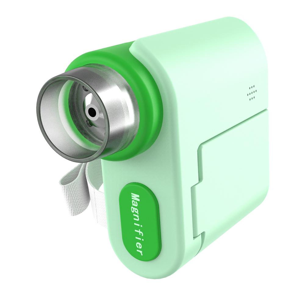 Taschenmikroskop für Kinder, tragbares Einzellinsenmikroskop, 2,0-Zoll-LED-Bildschirm, 1000 Mal grün von Joom DACH