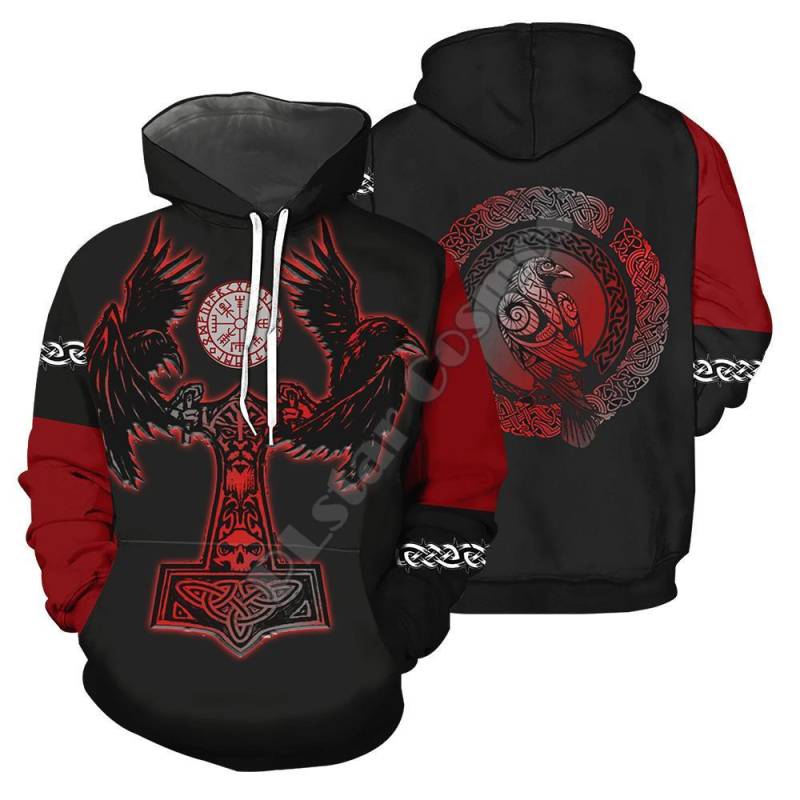 Tattoo 3d Digital Bedrucktes Sweatshirt Hoodie Bedruckte Jacke Herren Sweatshirt XS von Joom DACH