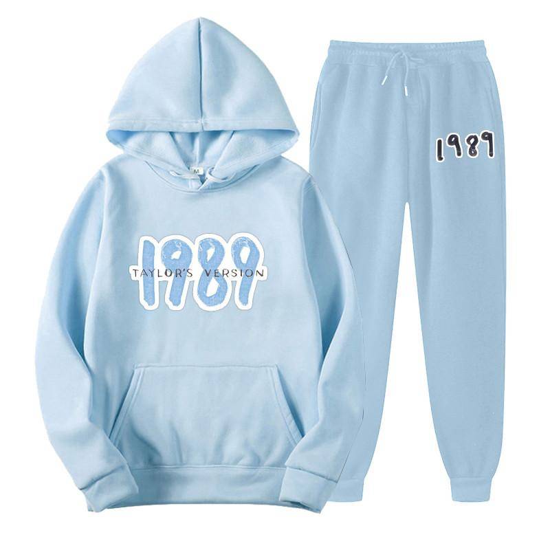 Taylor The Eras Tour Herren Sweatshirt Hoodie + Jogginghose Midnight Album Swift Print Trainingsanzug Sportbekleidung Damen Kleidung 2-teiliges Set M von Joom DACH