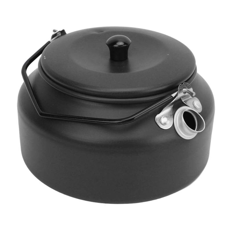 Teekessel Leicht Tragbar Ergonomischer Griff Exquisite Textur Teekanne für Zuhause Café Black von Joom DACH