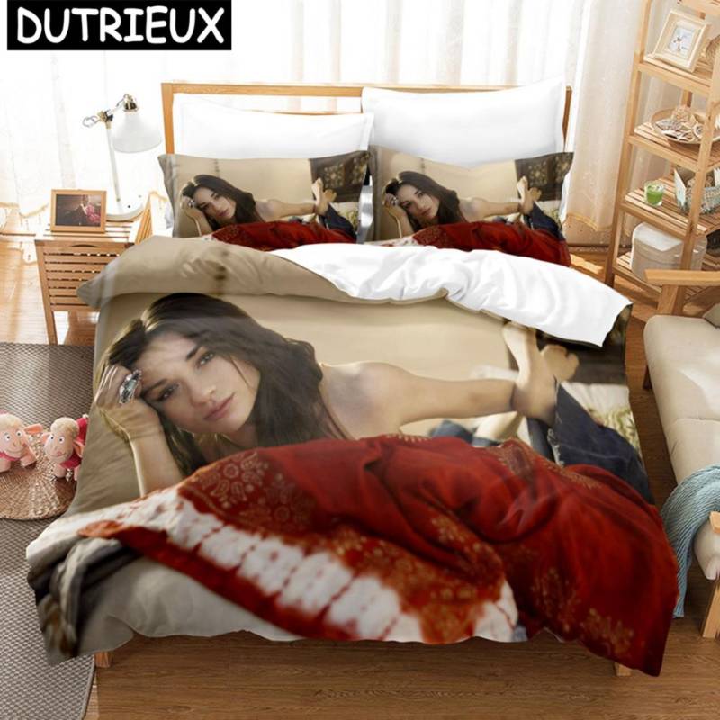 Teen Wolf Bettwäscheset Amerikanische TV-Serie Bettbezug Mode Geschenk für Teenager Männer 3-teilig Twin Single Queen King Size Bettbezugset EU single(135x200cm) von Joom DACH