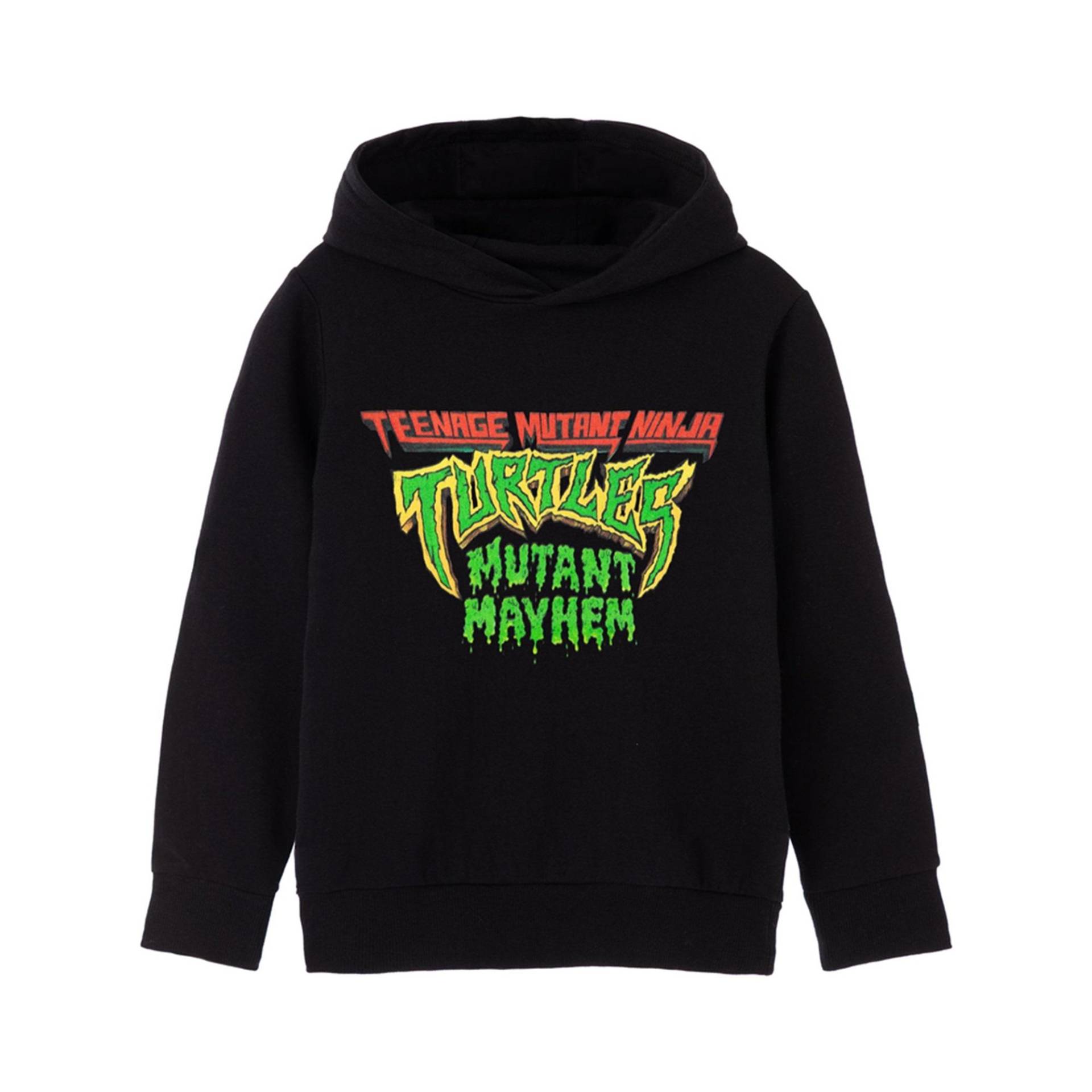 Teenage Mutant Ninja Turtles: Mutant Mayhem Jungen-Hoodie mit Logo 9-10 Years schwarz von Joom DACH