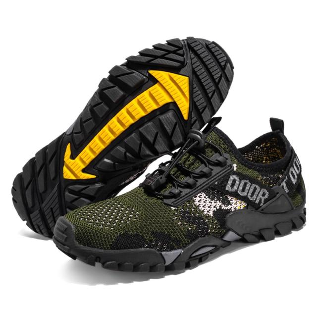 Tehezao Herren Sommer Outdoor Wanderschuhe,Atmungsaktive rutschfeste Watschuhe zum Angeln,Schnelltrocknende Bequeme Trekkingschuhe Herren 44 grüne tarnfarbe von Joom DACH