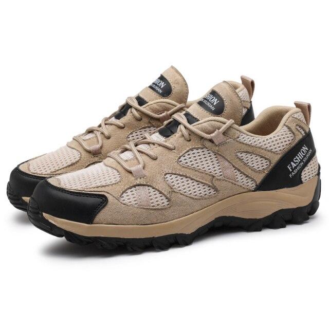 Tehezao Neu Verkaufendes Mesh Atmungsaktive Wanderschuhe Herren Rutschfeste Sport Outdoor Schuhe Herren Leichte Jagd Wanderschuhe 38 von Joom DACH