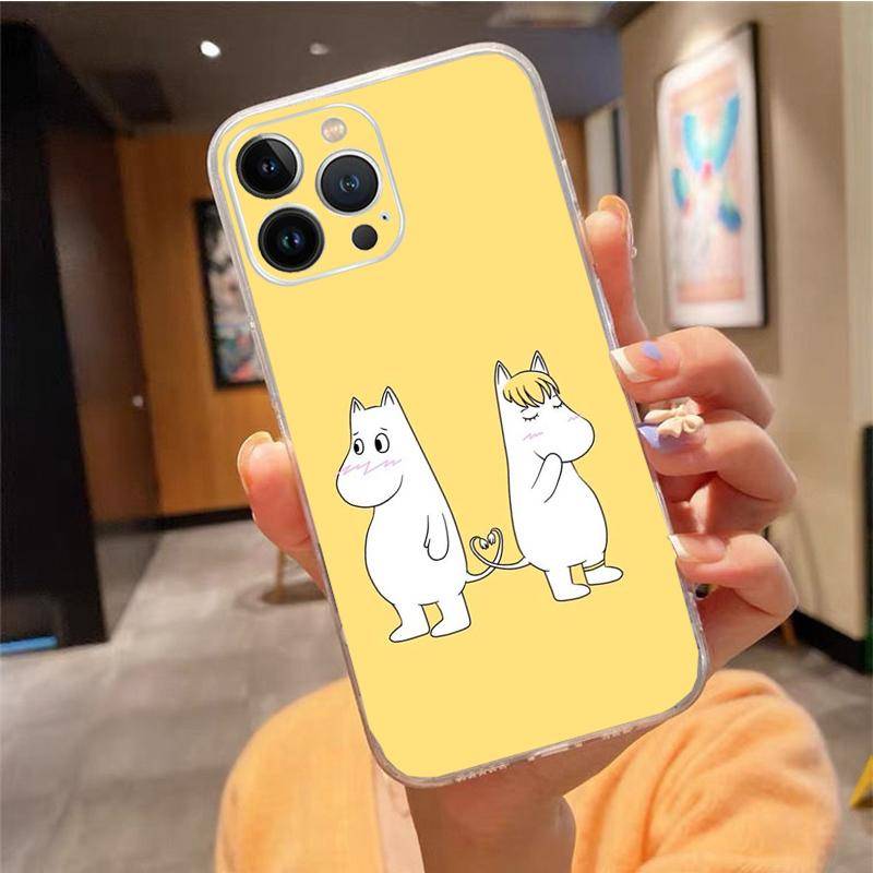 Telefon Fall Für iphone 14 13 12 11 Pro Max XS XR X 12mini 14 Plus SE Mumin Handy fall Funda Capa Zelle iPhone 13ProMax von Joom DACH