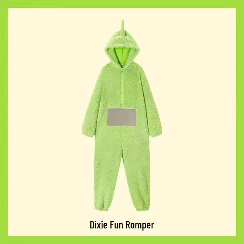 Teletubbies und Garfield Niedliche Cartoon-Pyjamas für Jungen, Mädchen und Erwachsene 140 cm (140-150 cm) von Joom DACH