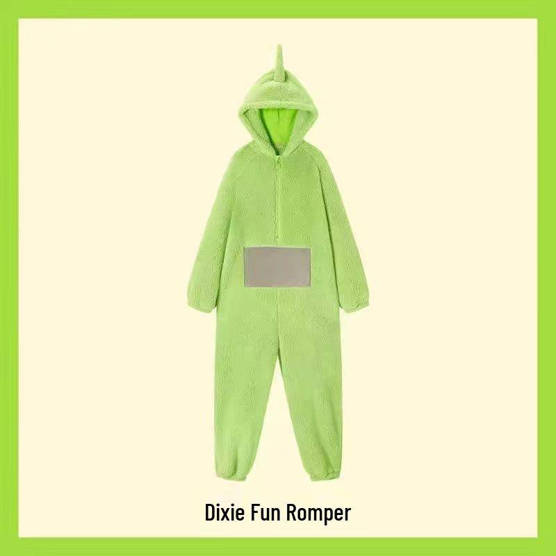 Teletubbies und Garfield Niedliche Cartoon-Pyjamas für Jungen, Mädchen und Erwachsene 140 cm (140-150 cm) von Joom DACH