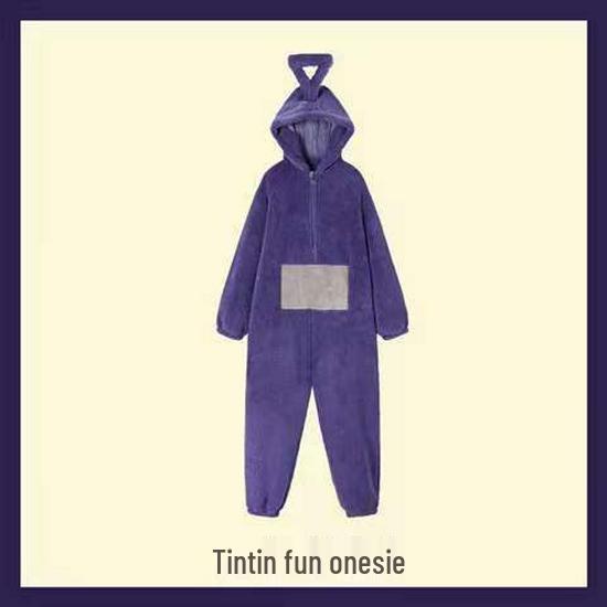 Teletubbies und Garfield Niedliche Cartoon-Pyjamas für Jungen, Mädchen und Erwachsene S (150-157 cm) von Joom DACH