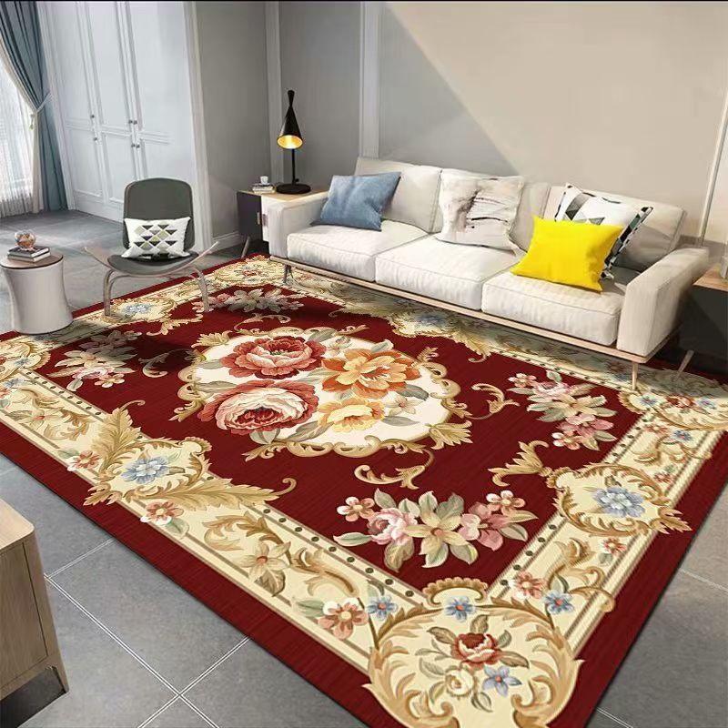 Teppich Wohnzimmer Couchtisch Bodenmatte chinesischen Stil Studie Schlafzimmer Nachttisch Home Badezimmer Dekoration rutschfeste Bodenmatte 160*230 von Joom DACH