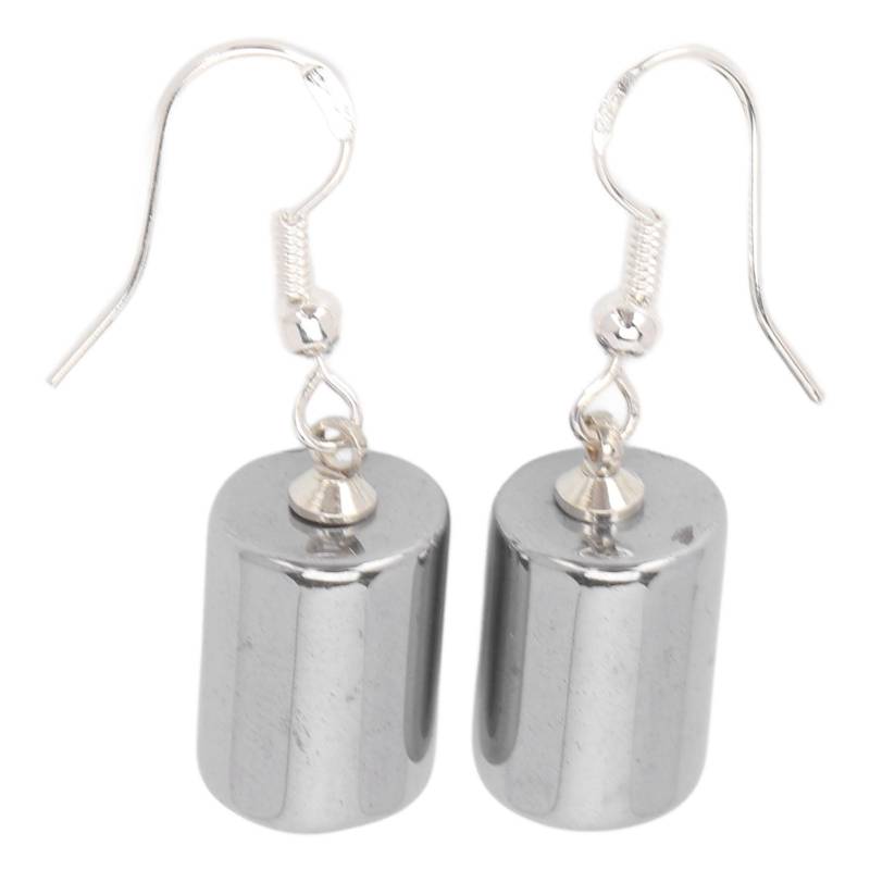 Terahertz-Ohrringe, Zylinder, zur Linderung von Angstzuständen, Baggermeridiane, Energiestein-Tropfenohrringe für Frauen von Joom DACH