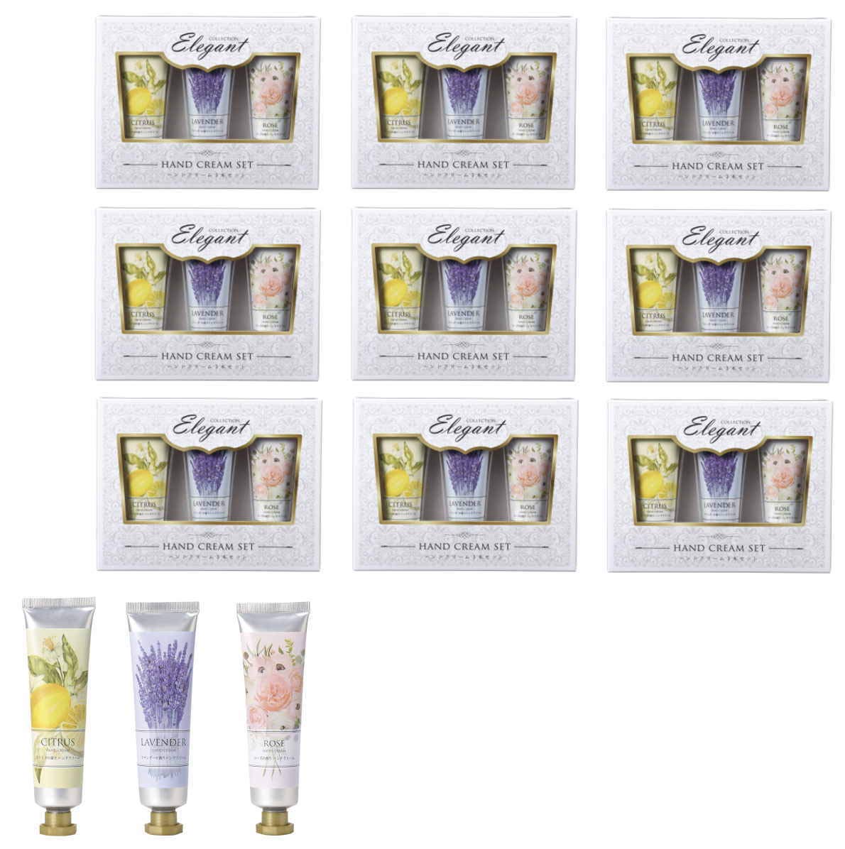 Thankyou sticker included hand cream 3 types set Citrus Lavender Rose 3 types of scent 25ml Sticker included 9 (03 pieces) von Joom DACH
