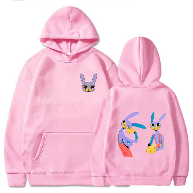 The Amazing Digital Circus Hoodies für Frauen und Männer, süße Sweatshirts mit Kaninchen-Grafik, Y2k-Kleidung, Cartoon-Cartoon, langärmelige, lockere Pullover XS rosa The Amazing Digital Circus Hoodies für Frauen und Männer, süße Sweatshirts mit Kaninchen-Grafik, Y2k-Kleidung, Cartoon-Cartoon, langärmelige, lockere Pullover XS rosa von Joom DACH