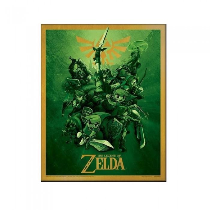 The Legend of Zelda 3D Link gerahmtes Poster 0.2cm x grün/gelb von Joom DACH