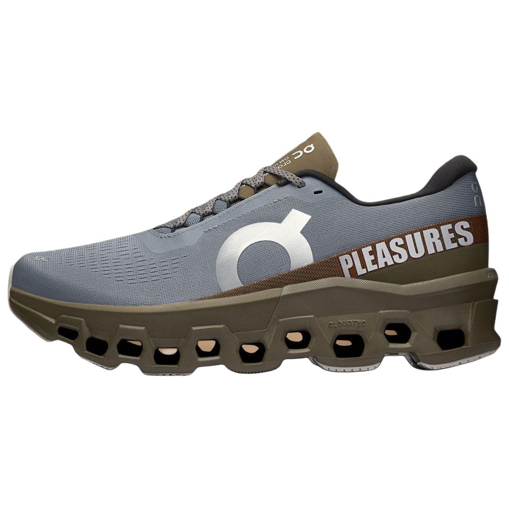 The Loop Running Supply x Pleasures x Cloudmonster 2 Mist Olive Damen Sneaker Grau 3WF10393192 36.5 von Joom DACH